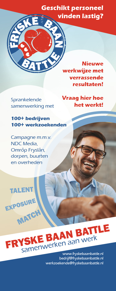 Rollupbanner Fryskebaan Battle